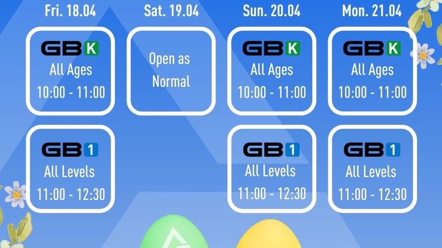 Easter Opening Hours at Gracie Barra Sternschanze