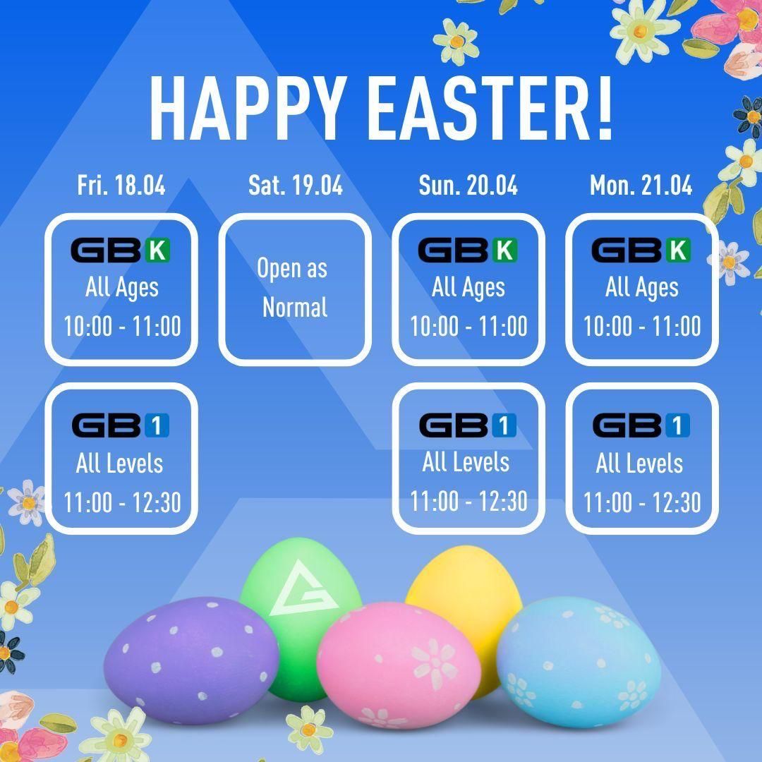 Easter Opening Hours at Gracie Barra Sternschanze