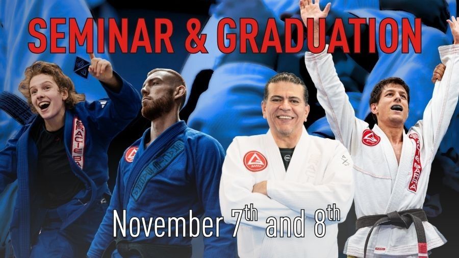 BJJ Seminar and Graduation in November: Learn from Our Champions