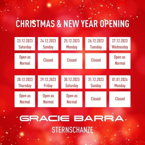 Holiday Schedule Announcement: Christmas & New Year Opening Hours