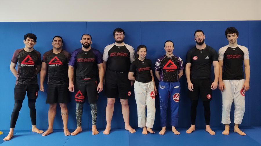 Photos of the first Training Session in April at Gracie Barra Sternschanze